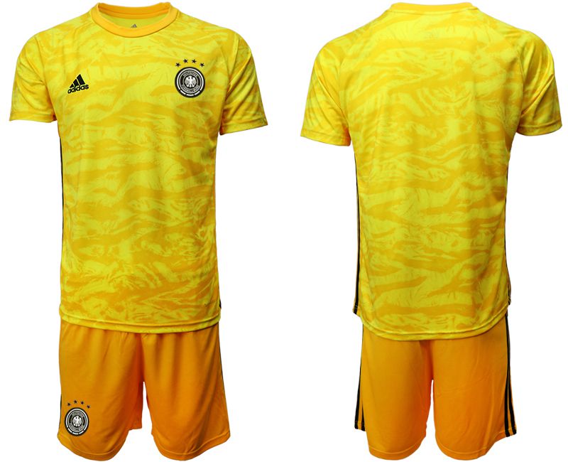 Men 2019-2020 Season National Team Germany yellow goalkeeper Soccer Jerseys->germany jersey->Soccer Country Jersey